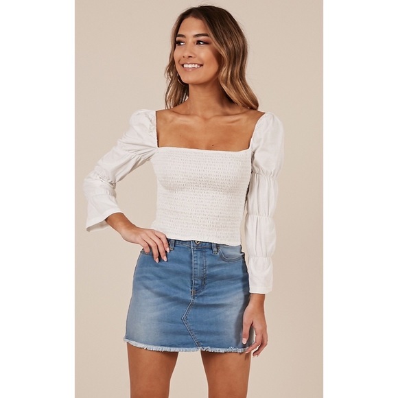 [Showpo] Long Sleeved Crop Top - Picture 2 of 5